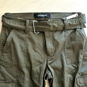 Express Pants- Army Green Color